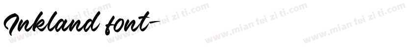 Inkland font字体转换